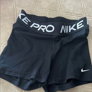 Nike Black Pro Athletic Shorts Compression Fit
